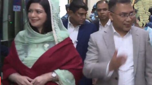২১ বছর পর সিলেটের মাটিতে স্ত্রীকে নিয়ে তারেক রহমান
