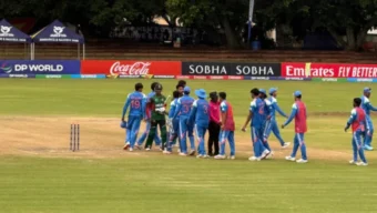 টসের সময় ভুল বোঝাবুঝি, ম্যাচ শেষে হাত মেলালো বাংলাদেশ–ভারত