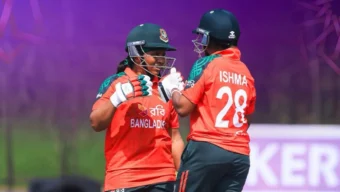 শ্রীলঙ্কাকে হারিয়ে আসর শুরু করলো বাংলাদেশ