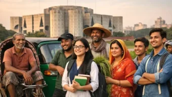 নতুন সরকারের কাছে শান্তি ও স্বস্তি চায় সাধারণ মানুষ
