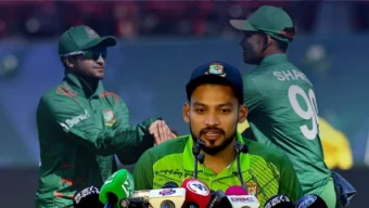 সাকিব ভাই আসলে ভালো, না আসলে আমাদের খেলোয়াড়দের ওপরই বিশ্বাস রাখতে হবে: শান্ত