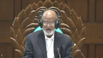 ত্রয়োদশ সংসদের সভাপতিত্ব করছেন ড. খন্দকার মোশাররফ হোসেন