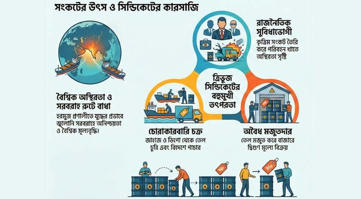 জ্বালানি তেল নিয়ে সক্রিয় নানামুখী সিন্ডিকেট, বাড়ছে শঙ্কা