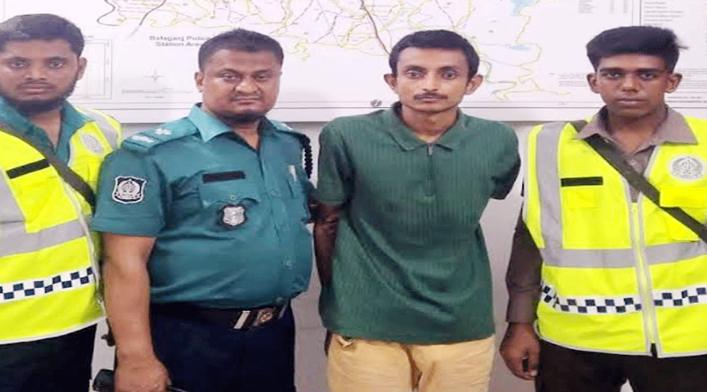 সিলেটে পুলিশের হাতে গ্রেফতার ইকবাল