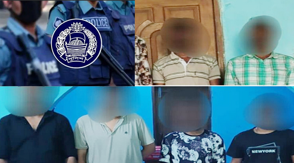 সিলেটে নিয়মিত মামলার আসামিসহ পুলিশের কব্জায় ৬৬