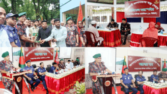 সীমান্তে বিজিবির সচেতনতা, মানবিক সহায়তার সমন্বিত প্রয়াস