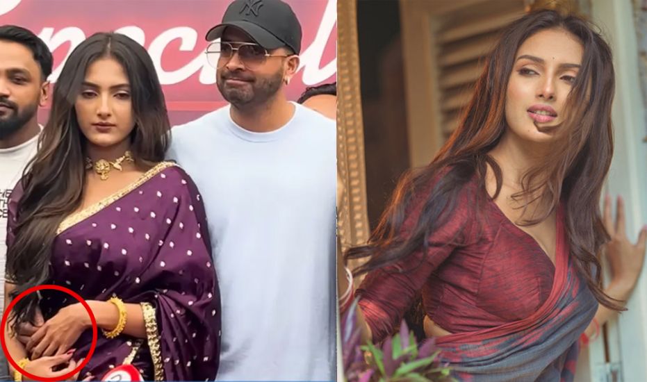 জ্যোতির্ময়ীর কোমরে শাকিবের হাত, যা বলছেন সেই নায়িকা