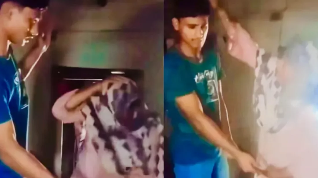 মোবাইল ডাটা কেনার টাকা না পেয়ে মাকে পেটালো ছেলে