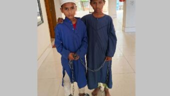 মাদ্রাসায় শেকলে বাঁধা ছিলো দুই শিশু, পালিয়ে চলে আসে শহরে