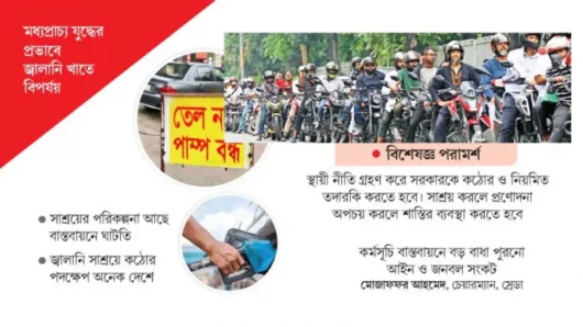 জ্বালানি সাশ্রয় শুধু মুখেই