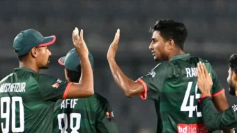 র‌্যাংকিংয়ে তিন বাংলাদেশি পেসারের বড় লাফ
