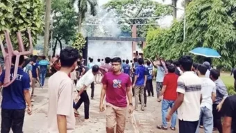 ডুয়েটে ভিসি ইস্যুতে রণক্ষেত্র, শিক্ষার্থী-বহিরাগত সংঘর্ষে আহত ১৫