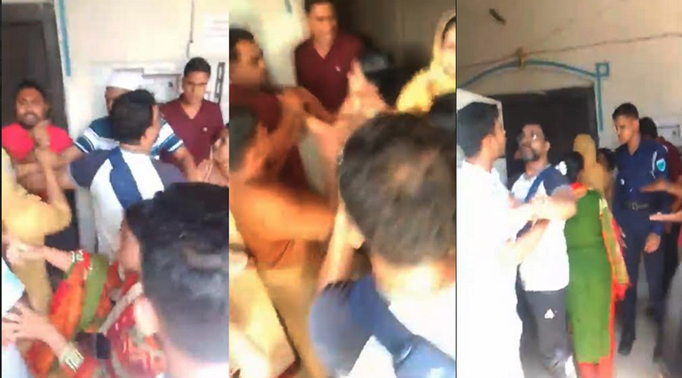 দাম্পত্য কলহ: শিশু কন্যাকে তুলে নেওয়ার চেষ্টা মায়ের