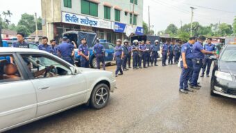 সিলেট বিভাগের ডি আই জি সাথে ফোর্স মোভিলাইজেশন ড্রিল এবং বিশেষ চেকপোস্ট সম্পন্ন