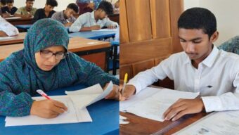 একসঙ্গে এসএসসি পরীক্ষা দিচ্ছেন মা-ছেলে