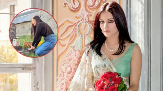 কবরের সামনে কান্নায় ভেঙে পড়লেন সেলিনা জেটলি