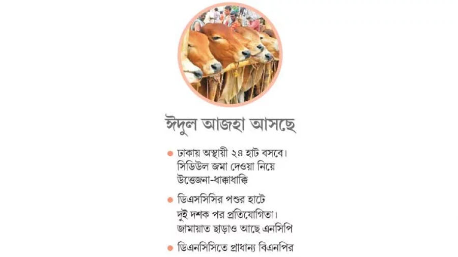 পশুর হাটে রাজনৈতিক টক্কর