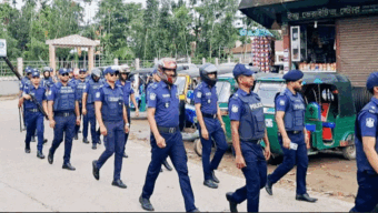 ঈদ সামনে রেখে জকিগঞ্জে পুলিশের কঠোর সতর্কতা