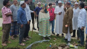 বিয়ানীবাজারের শহীদ টিলা: বৃষ্টি হলেই ডুবে যাওয়া এলাকা