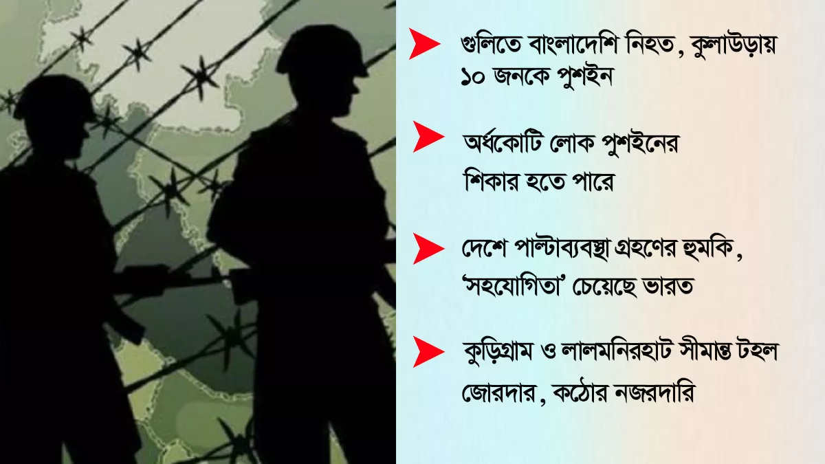 বিএসএফের হত্যা আর পুশইনে অস্থির সীমান্ত