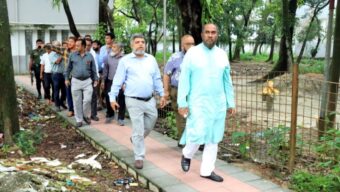 সিলেট ওসমানী হাসপাতাল পরিদর্শনে সিসিক প্রশাসক