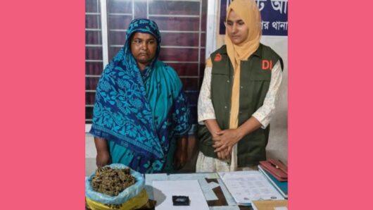 সিলেটে নারী মাদক কারবারি জেসমিন গ্রেফতার