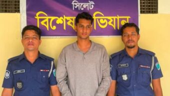 বিয়ানীবাজারে চুরি হওয়া মোটর সাইকেলসহ একজন গ্রেফতার