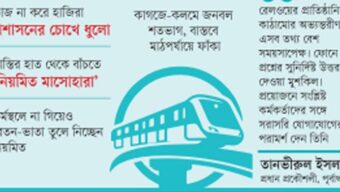 পরিদর্শন নেই, অরক্ষিত রেলপথ