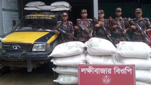 সিলেট সীমান্তে জিরা, চা পাতাসহ কোটি টাকার চোরাই পণ্য জব্দ