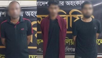 সিলেটে ডাকাতির শিকার পরিবার, র‌্যাবের হাতে গ্রেফতার ৩