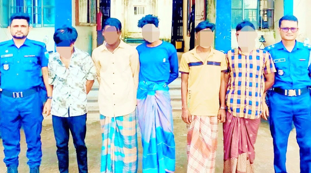 জকিগঞ্জে পুলিশের অভিযানে ৫ জন গ্রেপ্তার