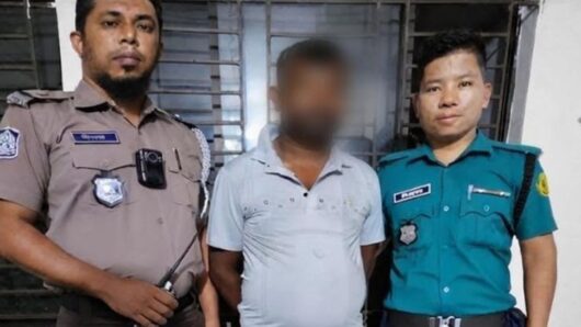 সিলেটে ওরিয়েন্টালের সামনে থেকে সিরাজ গ্রেফতার