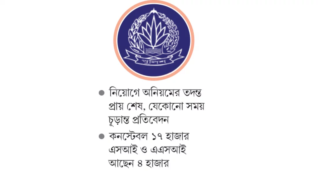 আ.লীগ আমলে নিয়োগপ্রাপ্ত ২২ হাজার পুলিশ ঝুঁকিতে