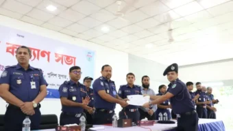 সিলেট জেলার শ্রেষ্ঠ পুরষ্কার পেলেন বিয়ানীবাজারের ওসি