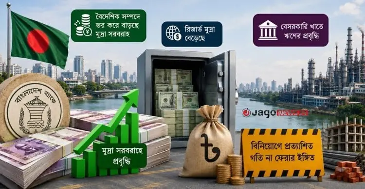 বৈদেশিক সম্পদে ভর করে বাড়ছে মুদ্রা সরবরাহ