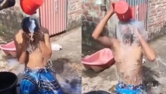 ভাগনের সাথে চলে গেছেন স্ত্রী, দুধ দিয়ে গোসল করলেন স্বামী