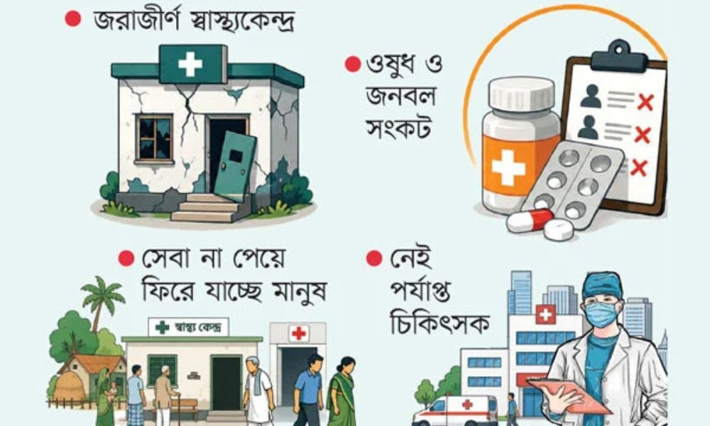 আধমরা তৃণমূল স্বাস্থ্যসেবা