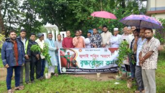 বড়লেখায় জুলাই শহীদদের স্মরণে সহকারী শিক্ষক সমিতির মাসব্যাপী বৃক্ষরোপণ কর্মসূচির উদ্বোধন