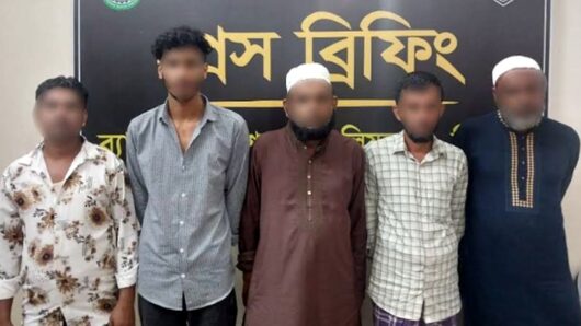 হত্যা করে পলাতক ছিলেন তারা, সিলেট র‌্যাব ধরলো ৫ জনকে