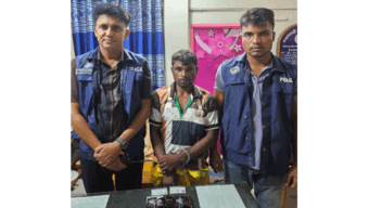 মাধবপুরে ইয়াবাসহ যুবক আ ট ক