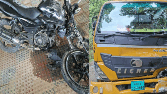 সিলেট তামাবিল মহাসড়কে ট্রাক-মোটরসাইকেল সং*ঘ*র্ষে প্রাণ গেল যুবকের