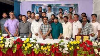 বিয়ানীবাজারে অনিবার্ণ যুব সংঘের অভিষেক সম্পন্ন