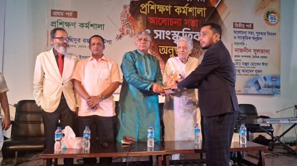 দৈনিক ঘোষণার বর্ষসেরা অনুসন্ধানী সাংবাদিকতা সম্মাননা পেলেন সাদিক