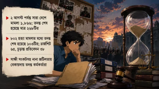 চব্বিশের মামলার তদন্ত, অপেক্ষার শেষ কোথায়