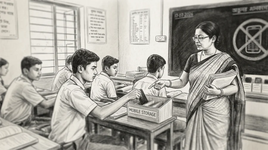 স্কুলে মোবাইল নিষিদ্ধের দাবি উঠছে বিশ্বজুড়ে, বাংলাদেশে কী করবে?