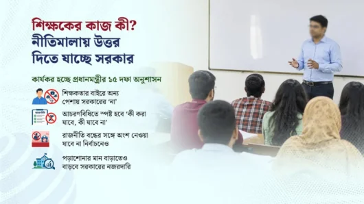 শিক্ষকদের জন্য আসছে নতুন বিধি, বন্ধ হচ্ছে রাজনীতিতে জড়ানোর সুযোগ