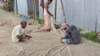 বিয়ানীবাজারের নদনদীতে মাছের আকাল, দিশেহারা জেলে পরিবার