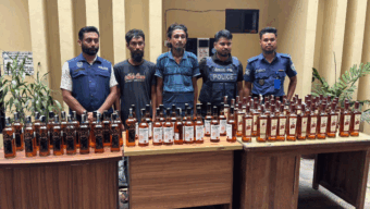 মৌলভীবাজারে বিদেশি ম দ সহ ট্রাক জব্দ, গ্রে*ফ*তা*র ২