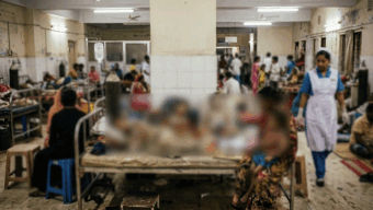 সিলেটে ঠাঁই নেই হাসপাতালে, এক সিটে দুই রোগী
