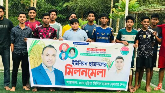 বিয়ানীবাজারে জাতীয়তাবাদী ছাত্রদলের ফুটবল উন্মাদনা